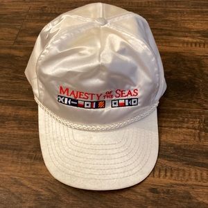 Vintage Majesty of the Seas silk touch hat